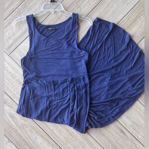 HEIMISH USA Deep Navy Scoop Neck Maxi Dress